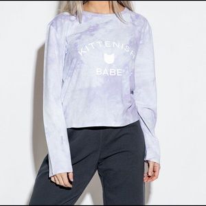 Kittenish Tie-Dye Long Sleeve T-Shirt